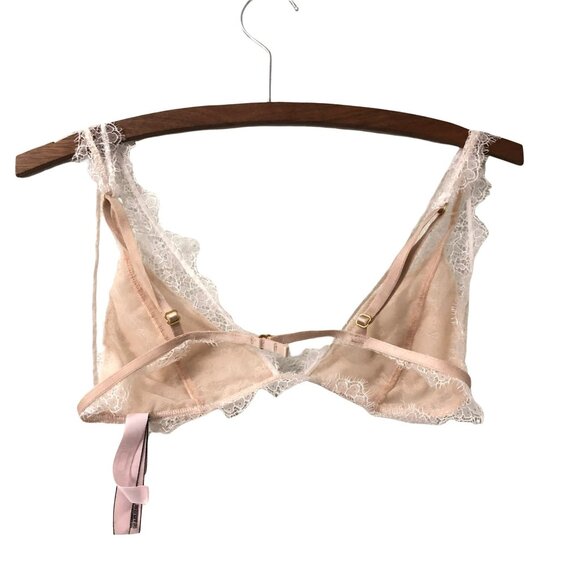 Victorias Secret Nude Lace Bralette Size Small - Picture 3 of 5